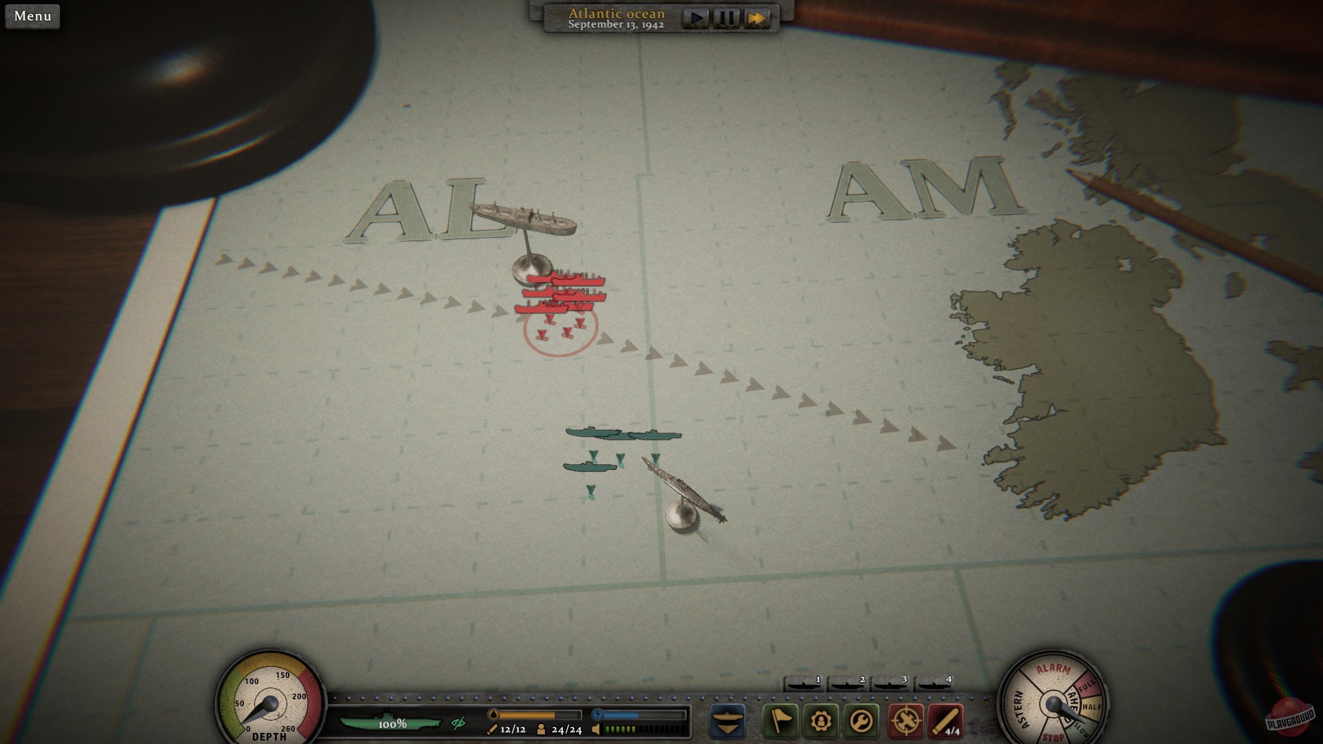 Скриншот из игры Uboat Commander - 3