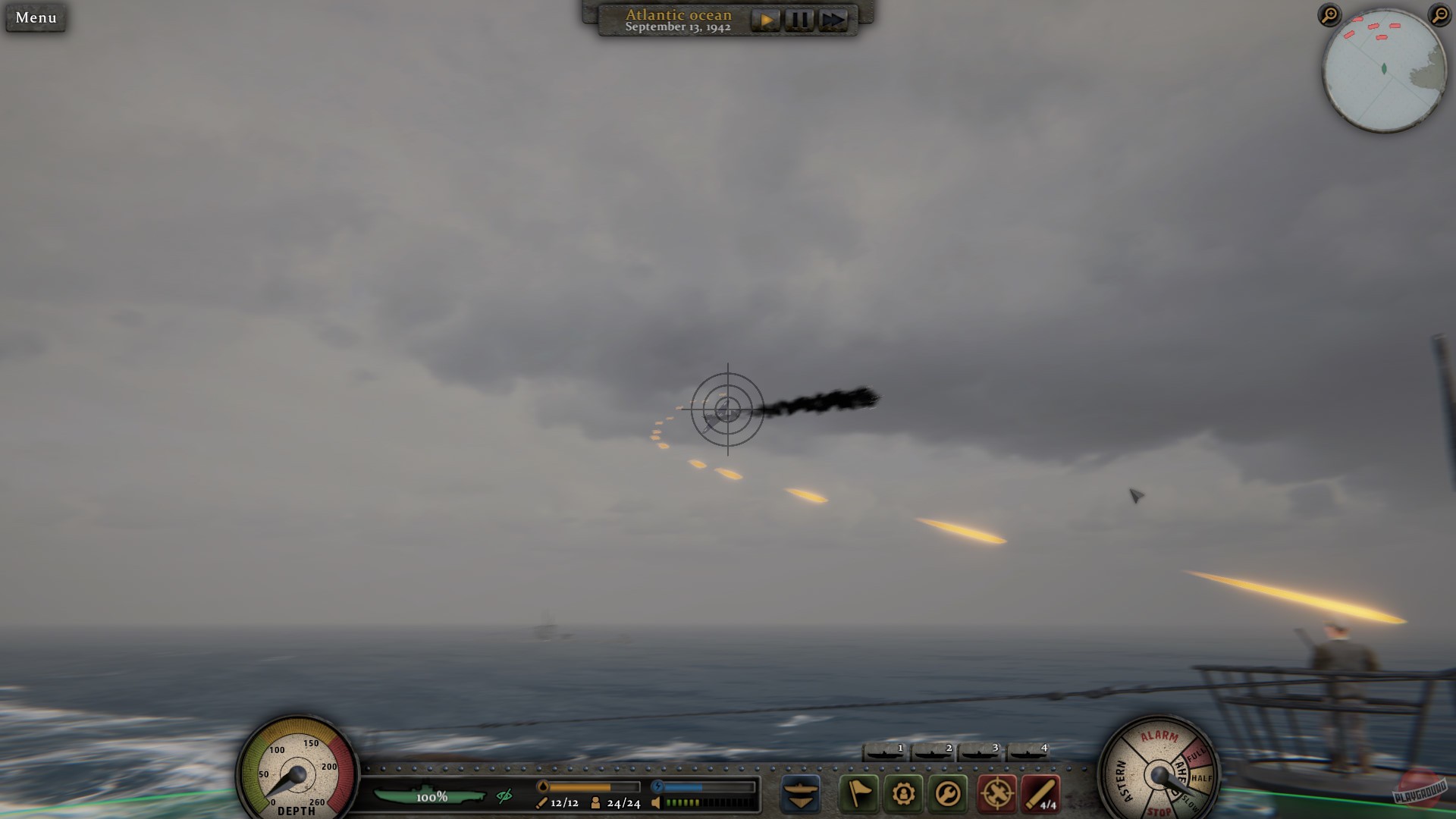 Скриншот из игры Uboat Commander - 9