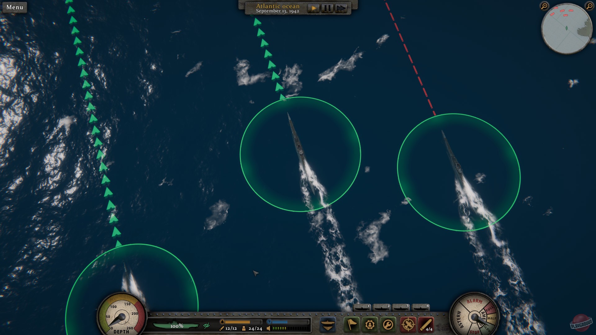 Скриншот из игры Uboat Commander - 5