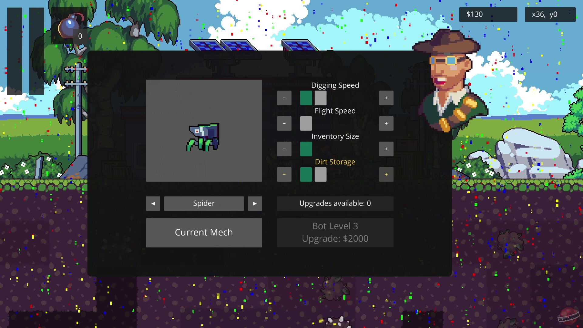 Скриншот из игры Mining Mechs - 9