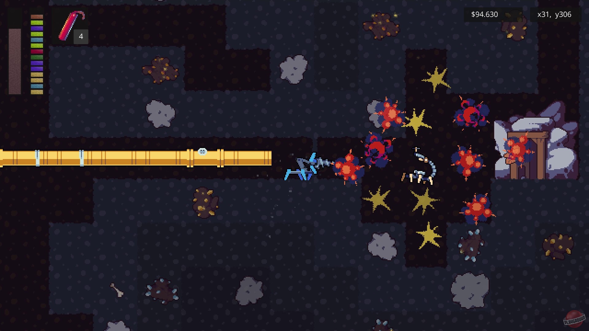 Скриншот из игры Mining Mechs - 3