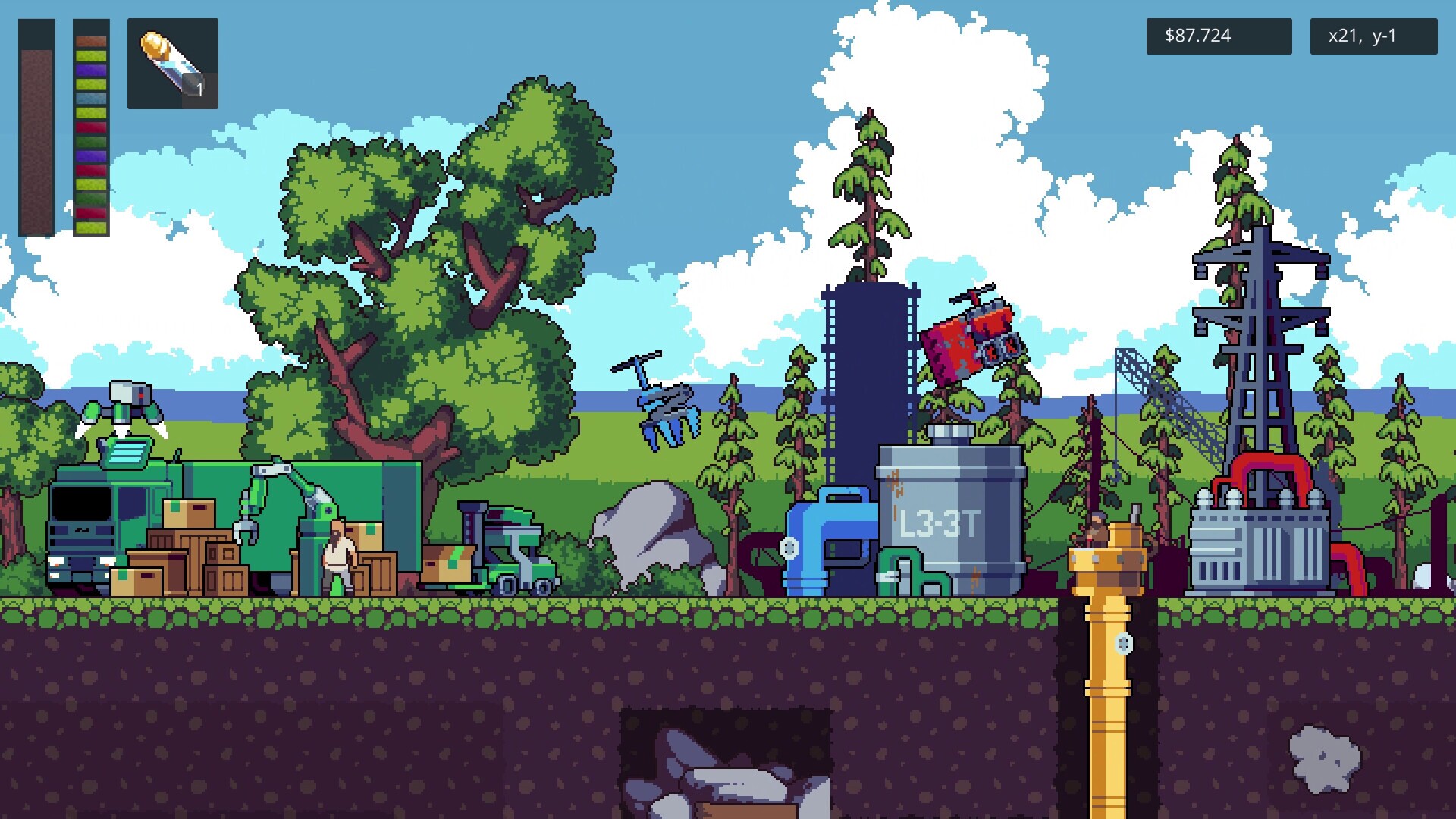 Скриншот из игры Mining Mechs - 24