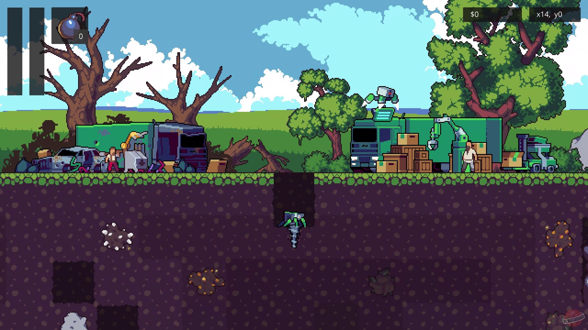 Скриншот из игры Mining Mechs - 19