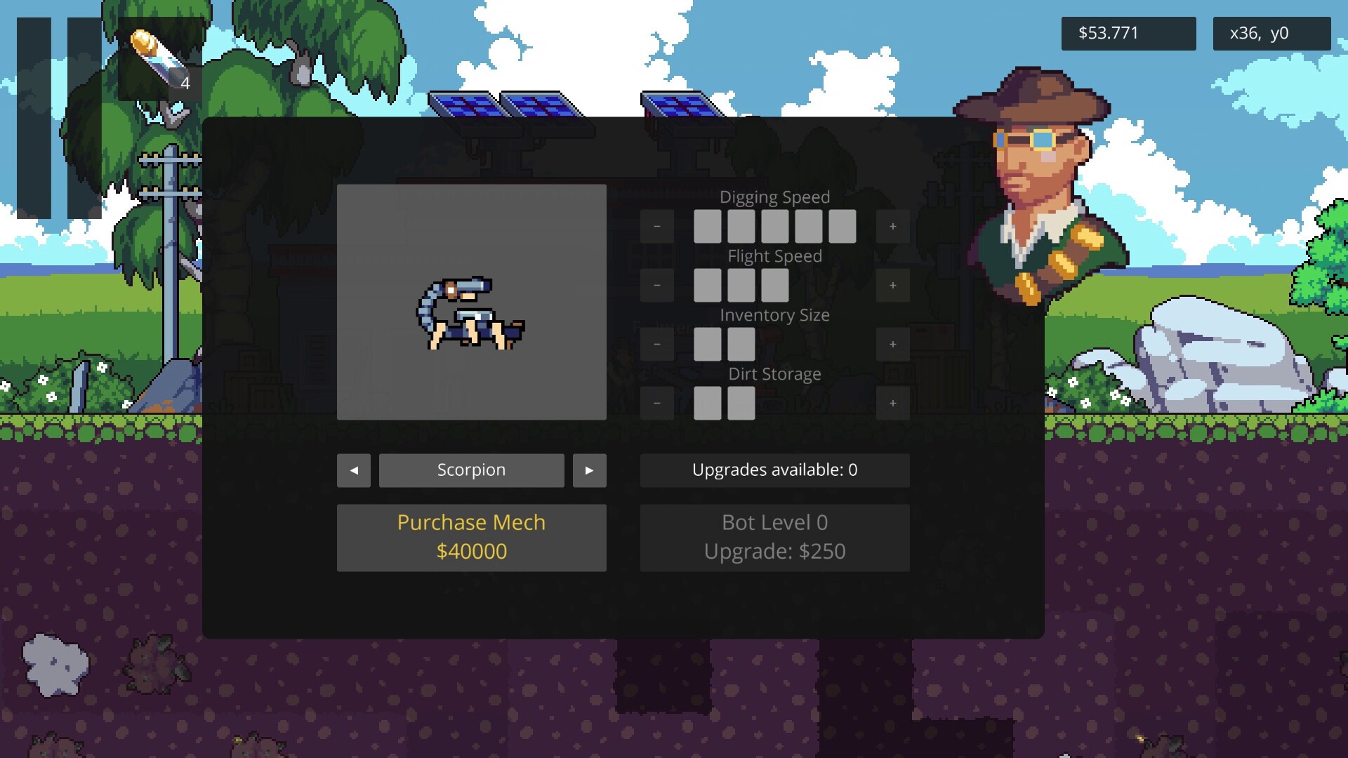 Скриншот из игры Mining Mechs - 2