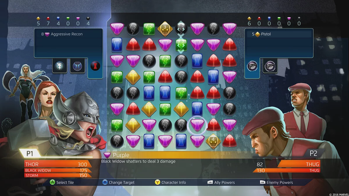 Скриншот из игры Marvel Puzzle Quest: Dark Reign - 16