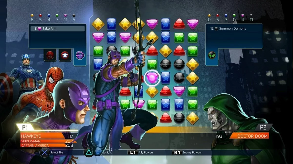 Скриншот из игры Marvel Puzzle Quest: Dark Reign - 14