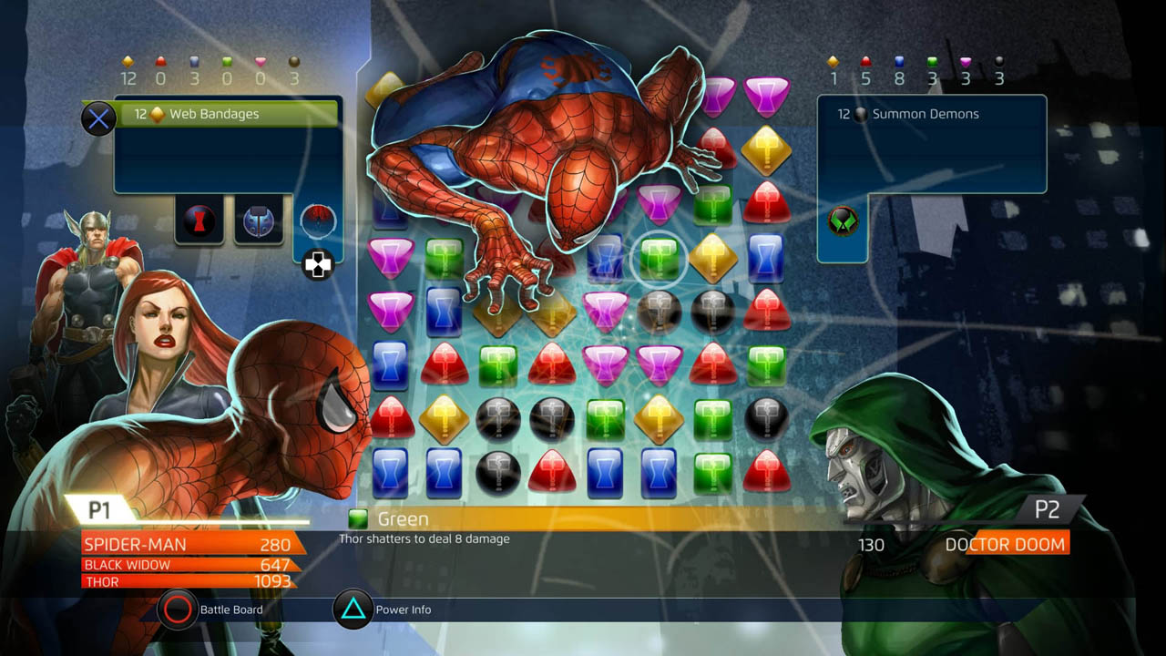 Скриншот из игры Marvel Puzzle Quest: Dark Reign - 9