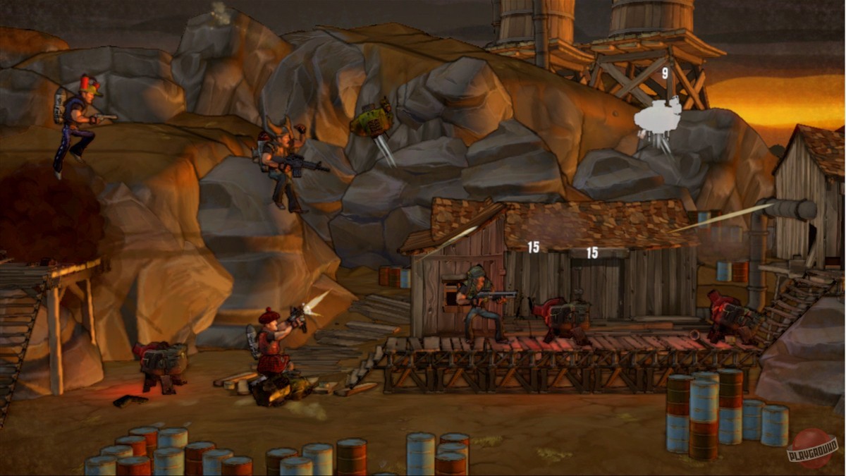 Скриншот из игры Shoot Many Robots - 8