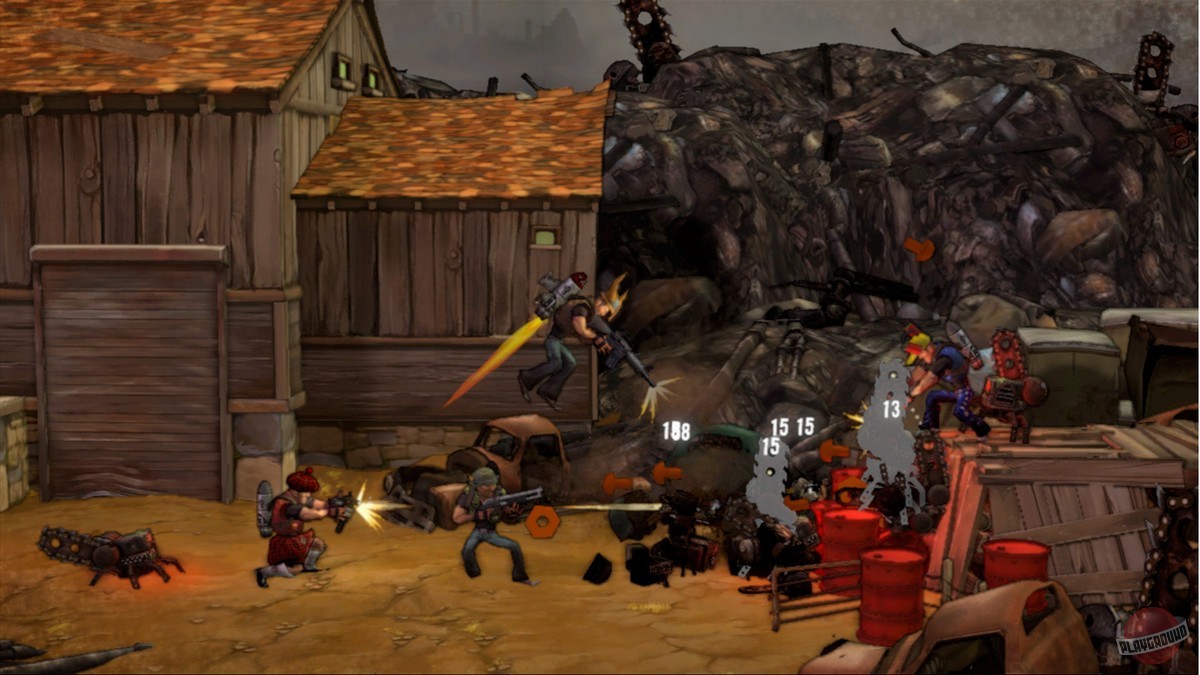 Скриншот из игры Shoot Many Robots - 14