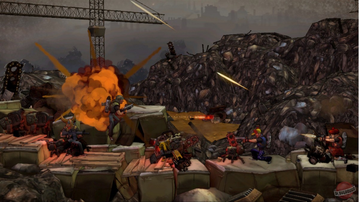 Скриншот из игры Shoot Many Robots - 34