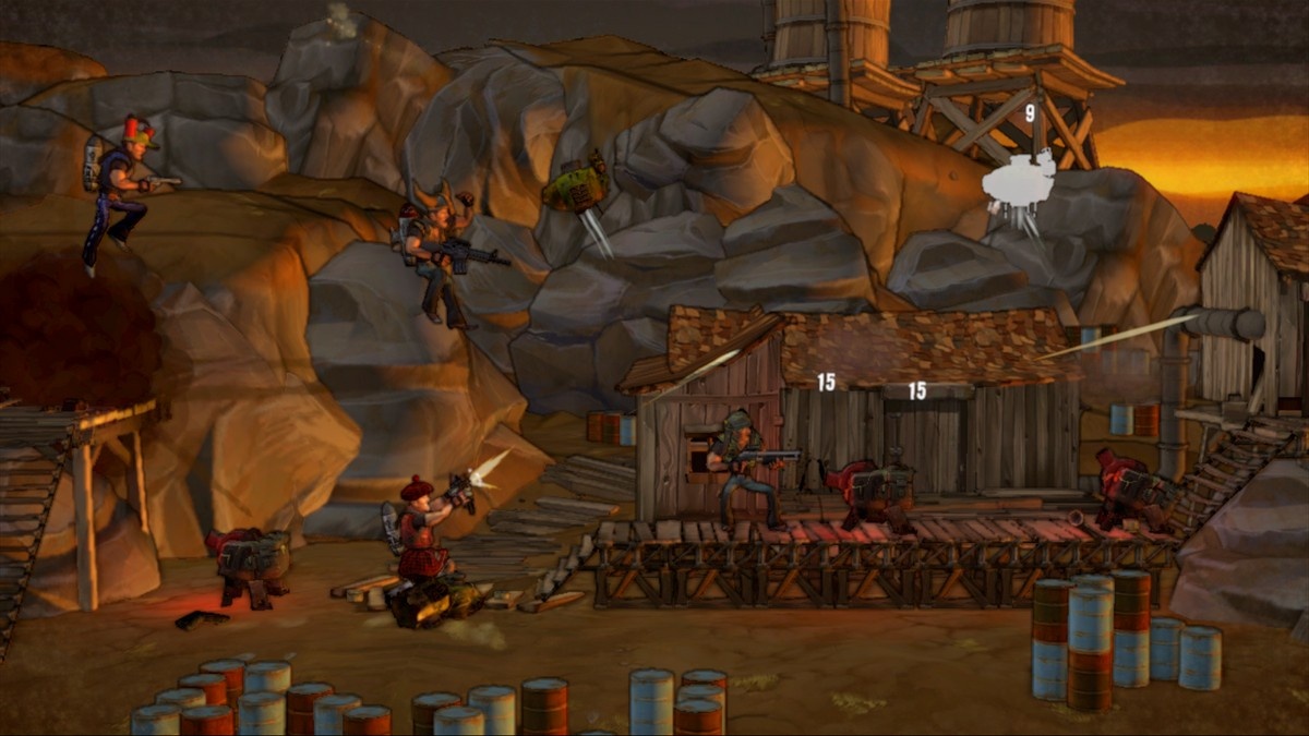 Скриншот из игры Shoot Many Robots - 22