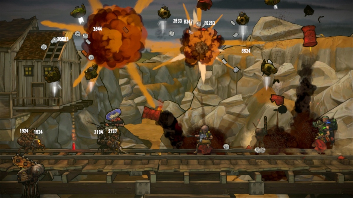 Скриншот из игры Shoot Many Robots - 59