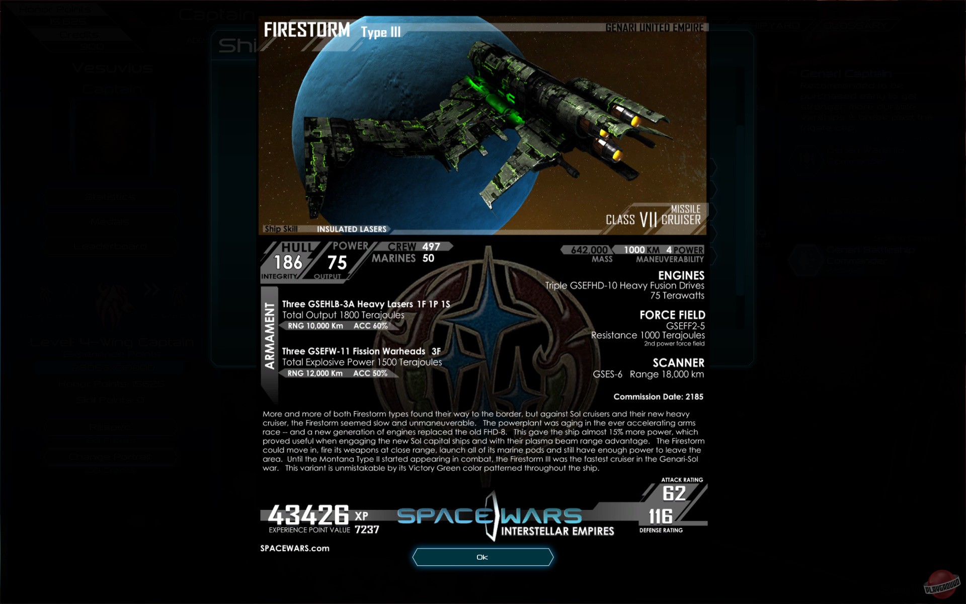 Скриншот из игры Space Wars: Interstellar Empires - 31