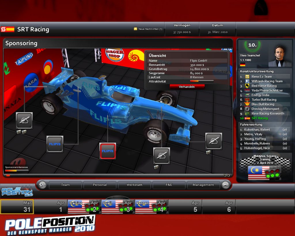 Скриншот из игры Pole Position 2010 - 8