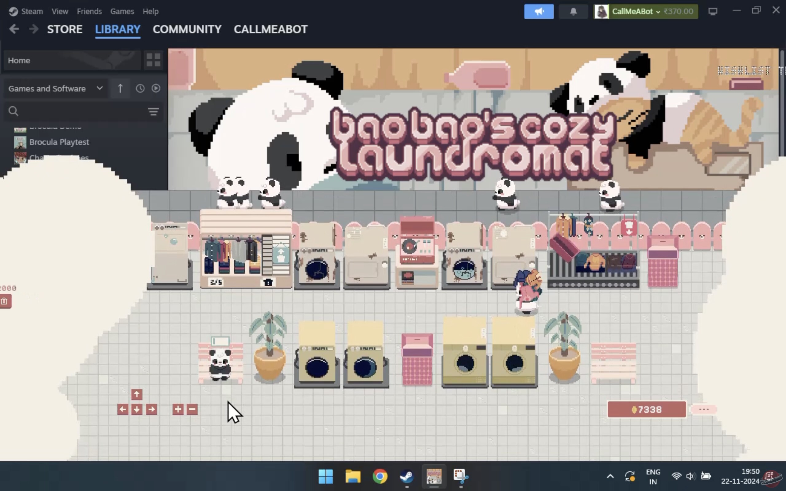 Скриншот из игры Bao Bao's Cozy Laundromat - 5