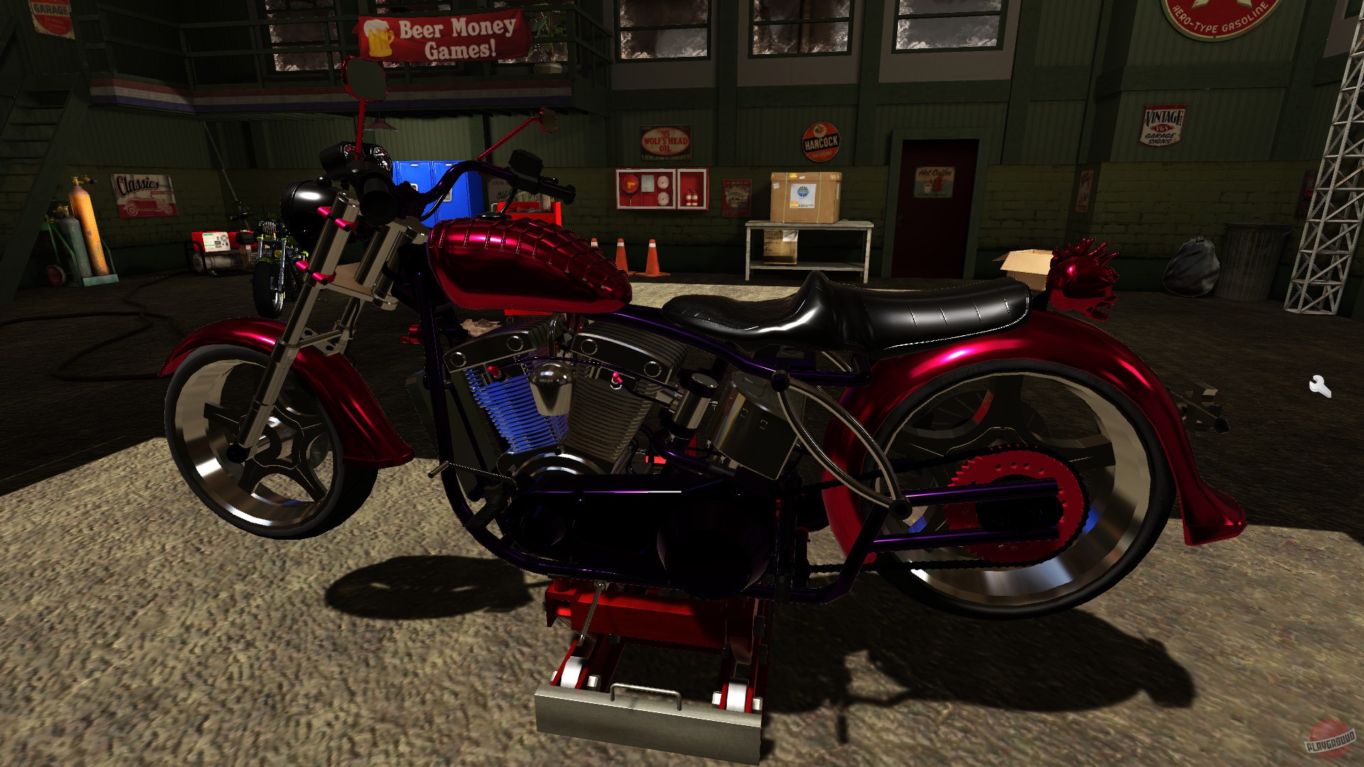 Скриншот из игры Motorbike Garage Mechanic Simulator - 23