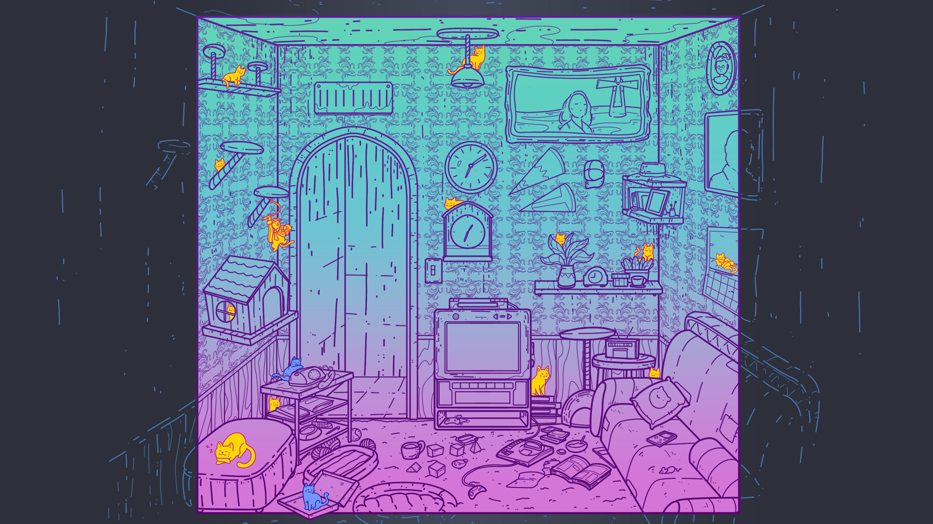 Скриншот из игры A Tower Full of Cats - 5