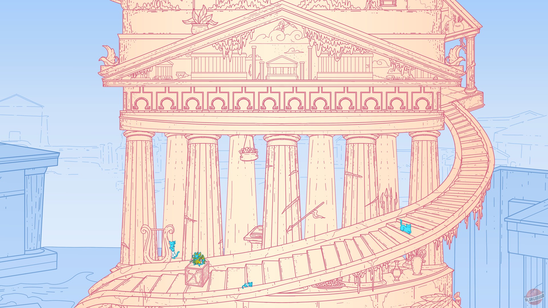 Скриншот из игры A Tower Full of Cats - 8