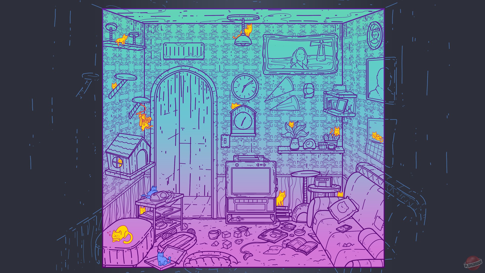 Скриншот из игры A Tower Full of Cats - 11