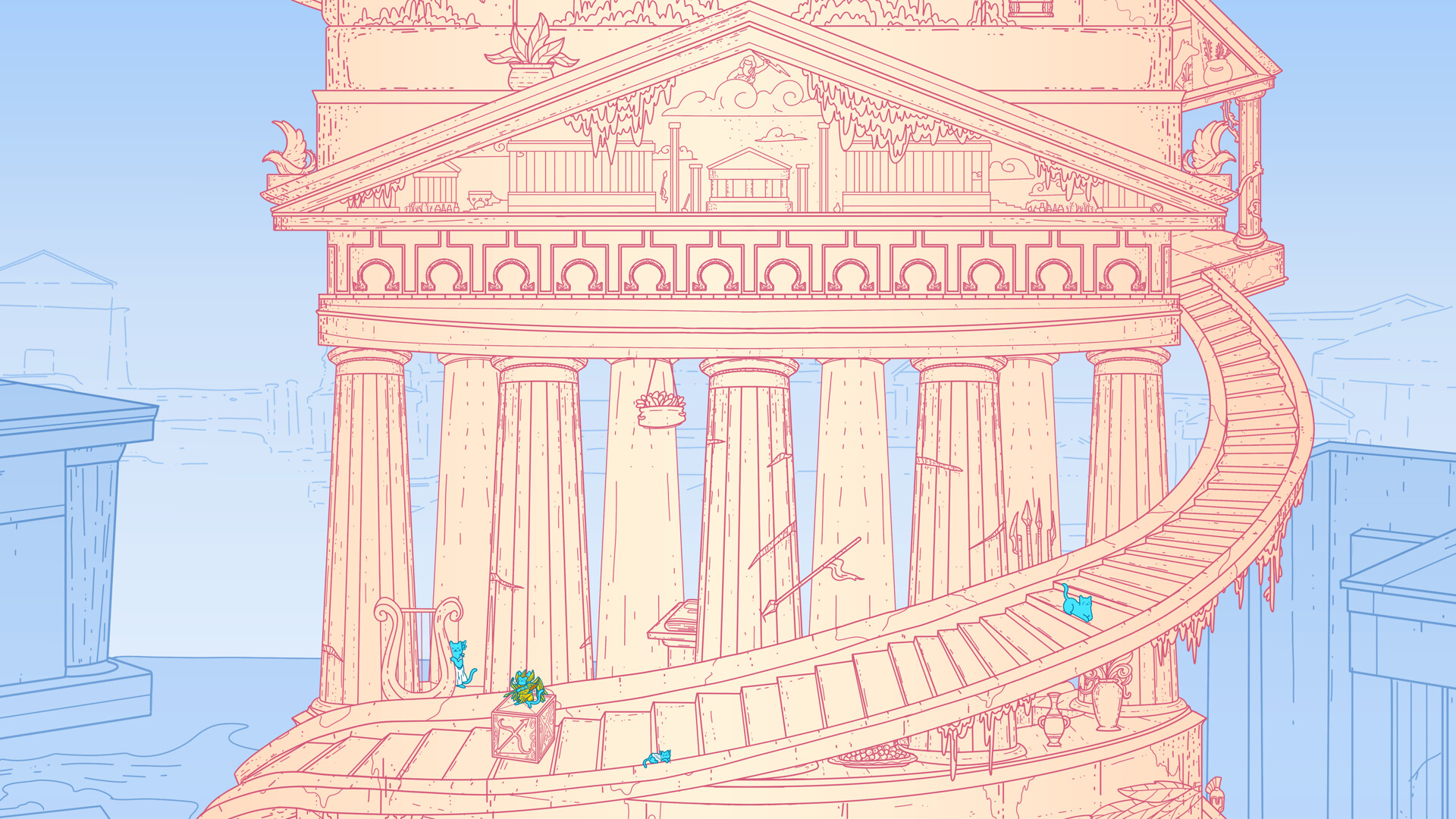 Скриншот из игры A Tower Full of Cats - 16