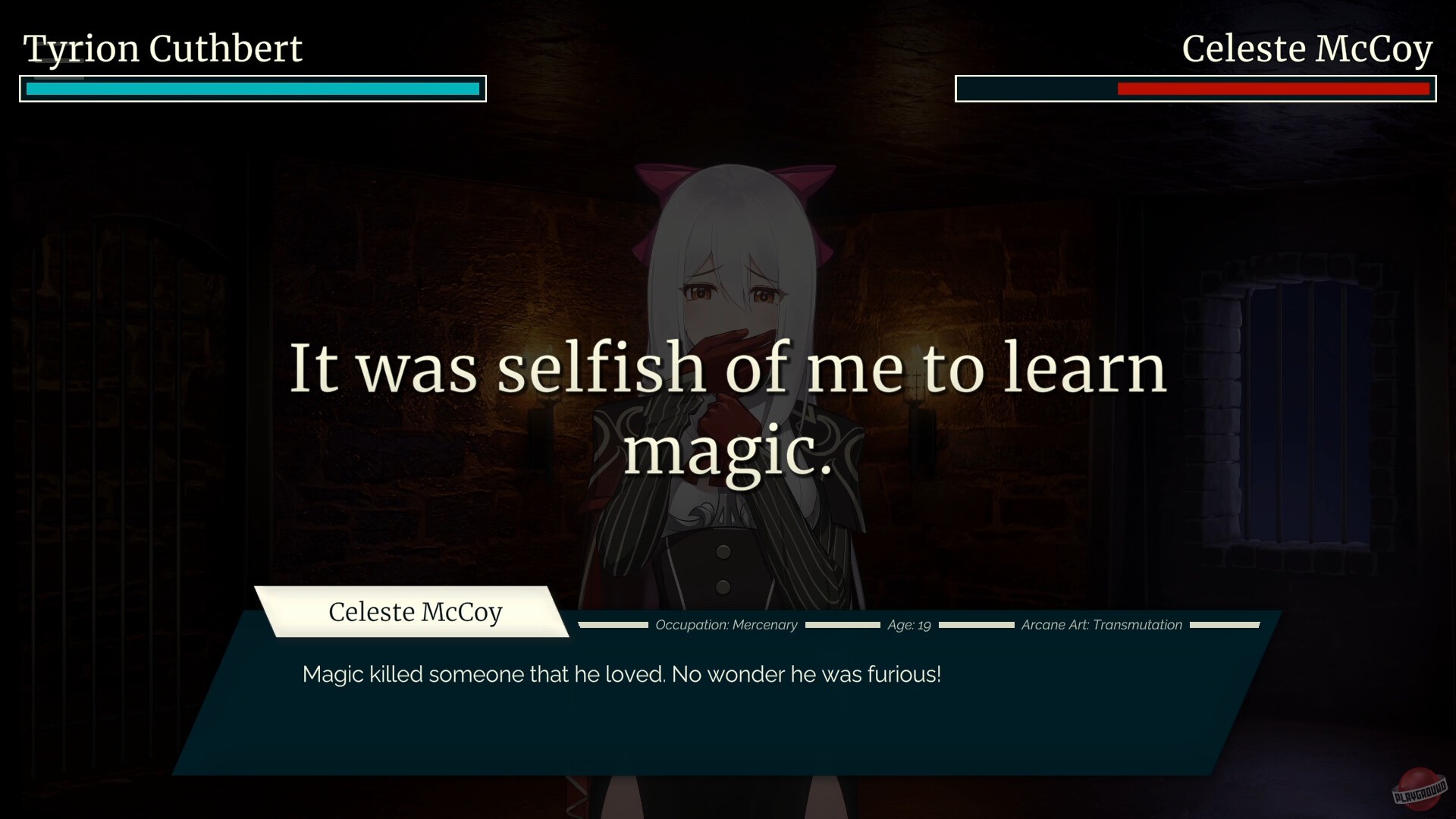 Скриншот из игры Tyrion Cuthbert: Attorney of the Arcane - 17