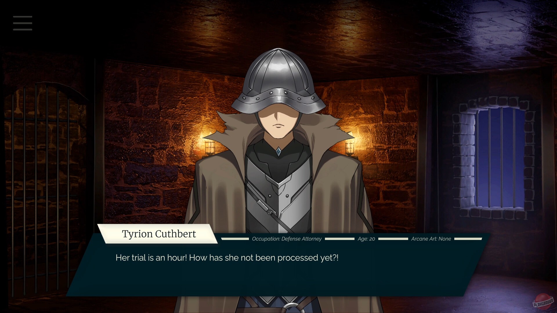 Скриншот из игры Tyrion Cuthbert: Attorney of the Arcane - 2