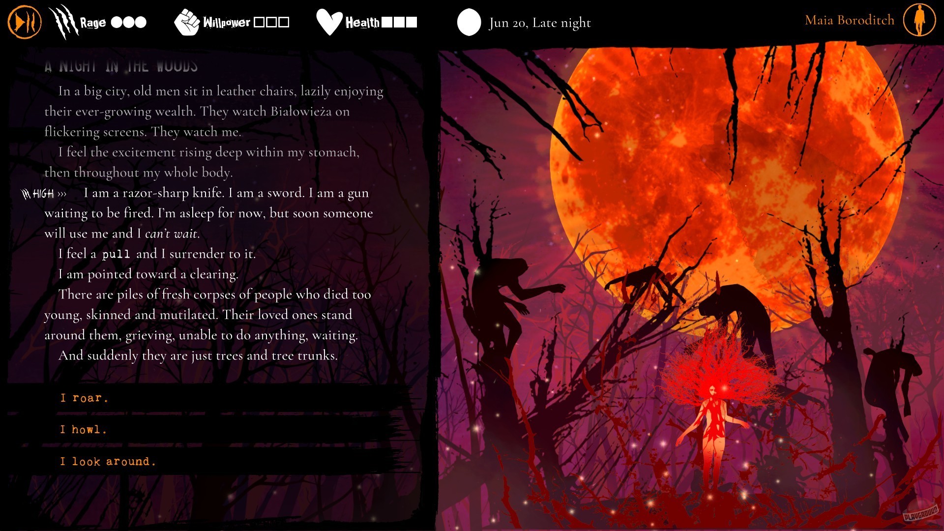 Скриншот из игры Werewolf: The Apocalypse — Heart of the Forest - 18