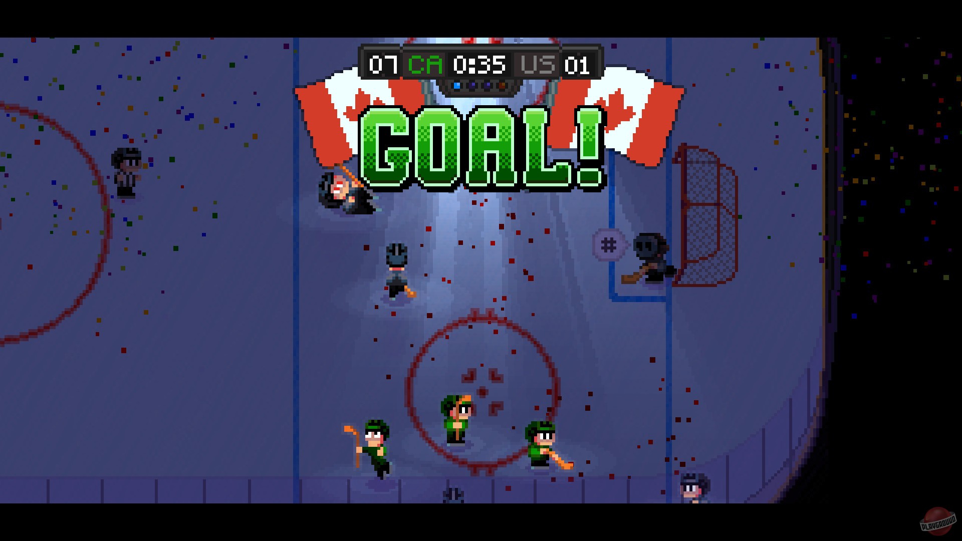 Скриншот из игры Super Blood Hockey - 1