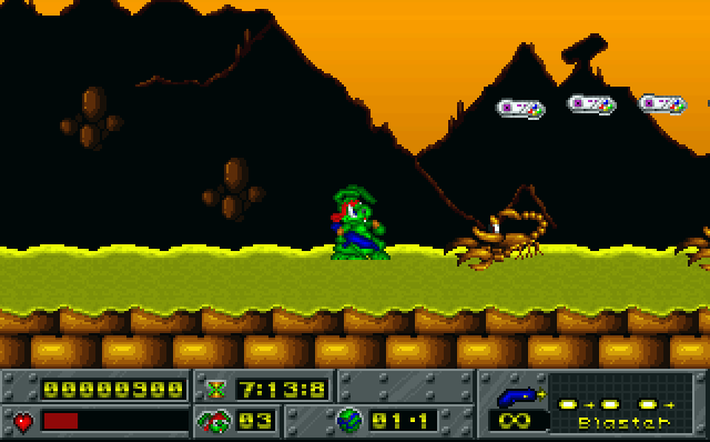 Скриншот из игры Jazz Jackrabbit - 9