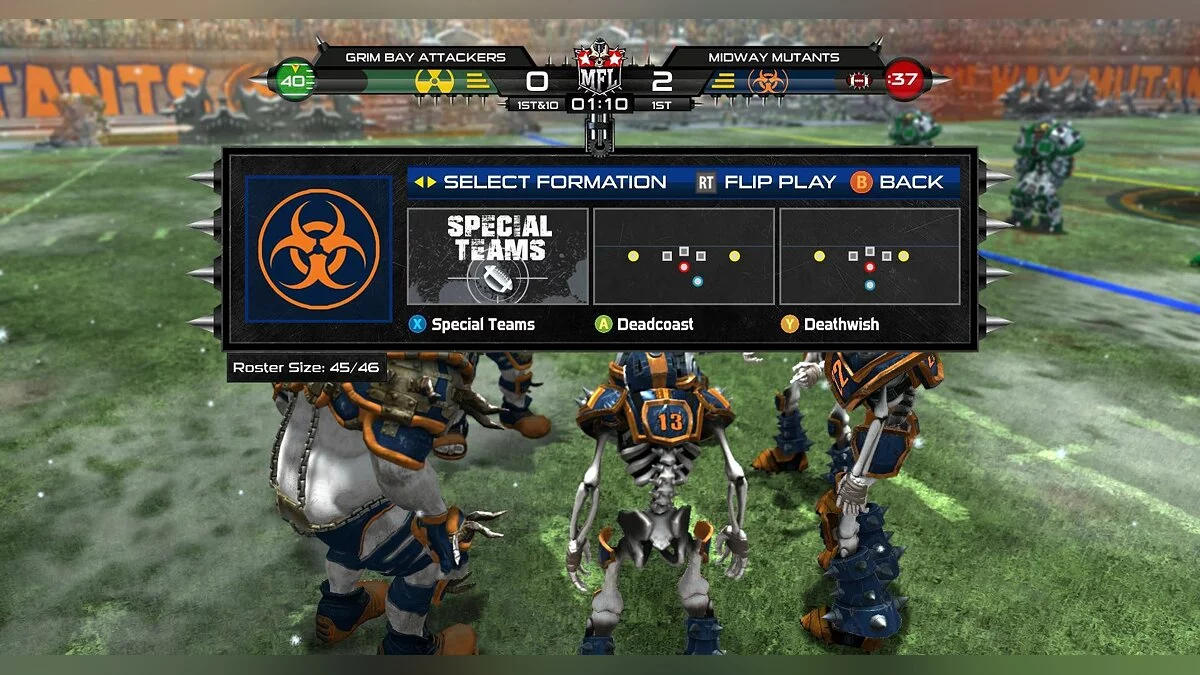 Скриншот из игры Mutant Football League - 13
