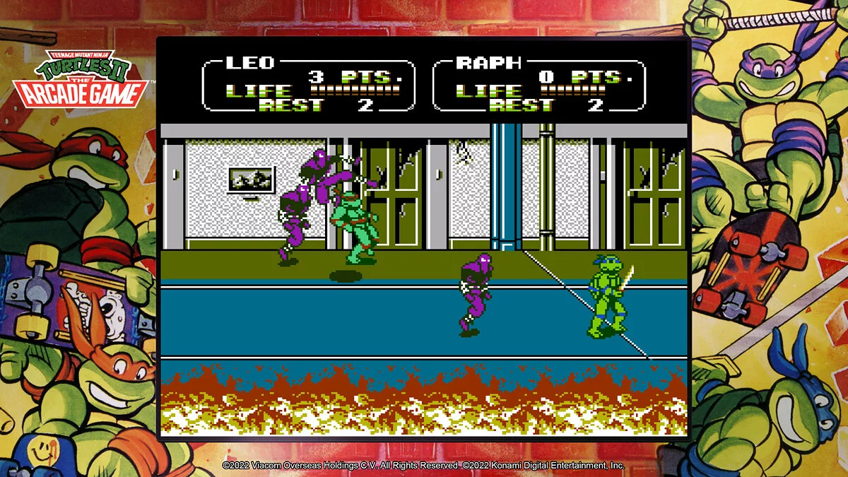 Скриншот из игры Teenage Mutant Ninja Turtles: The Cowabunga Collection - 9