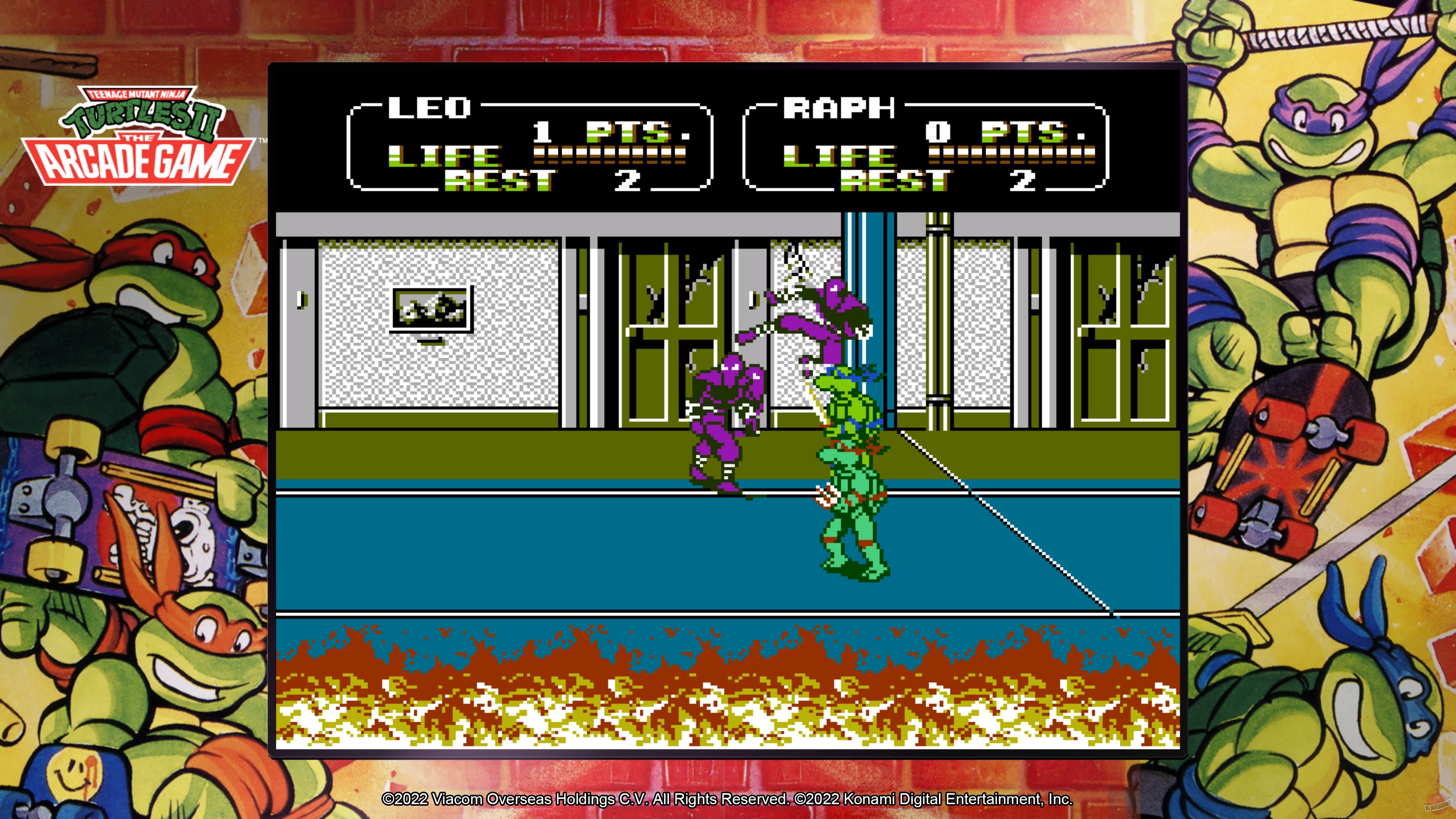 Скриншот из игры Teenage Mutant Ninja Turtles: The Cowabunga Collection - 18