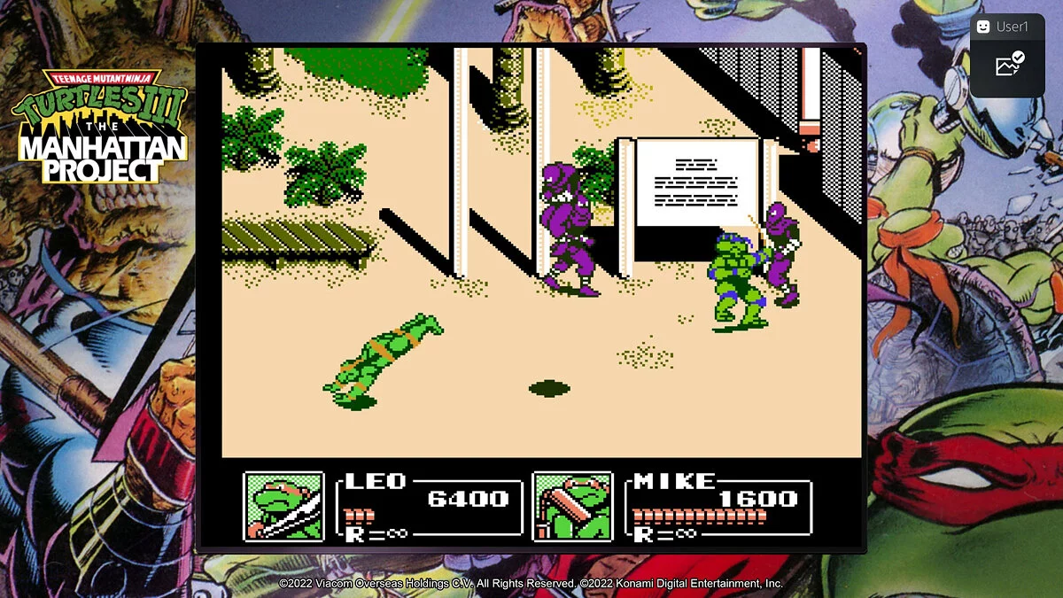 Скриншот из игры Teenage Mutant Ninja Turtles: The Cowabunga Collection - 21