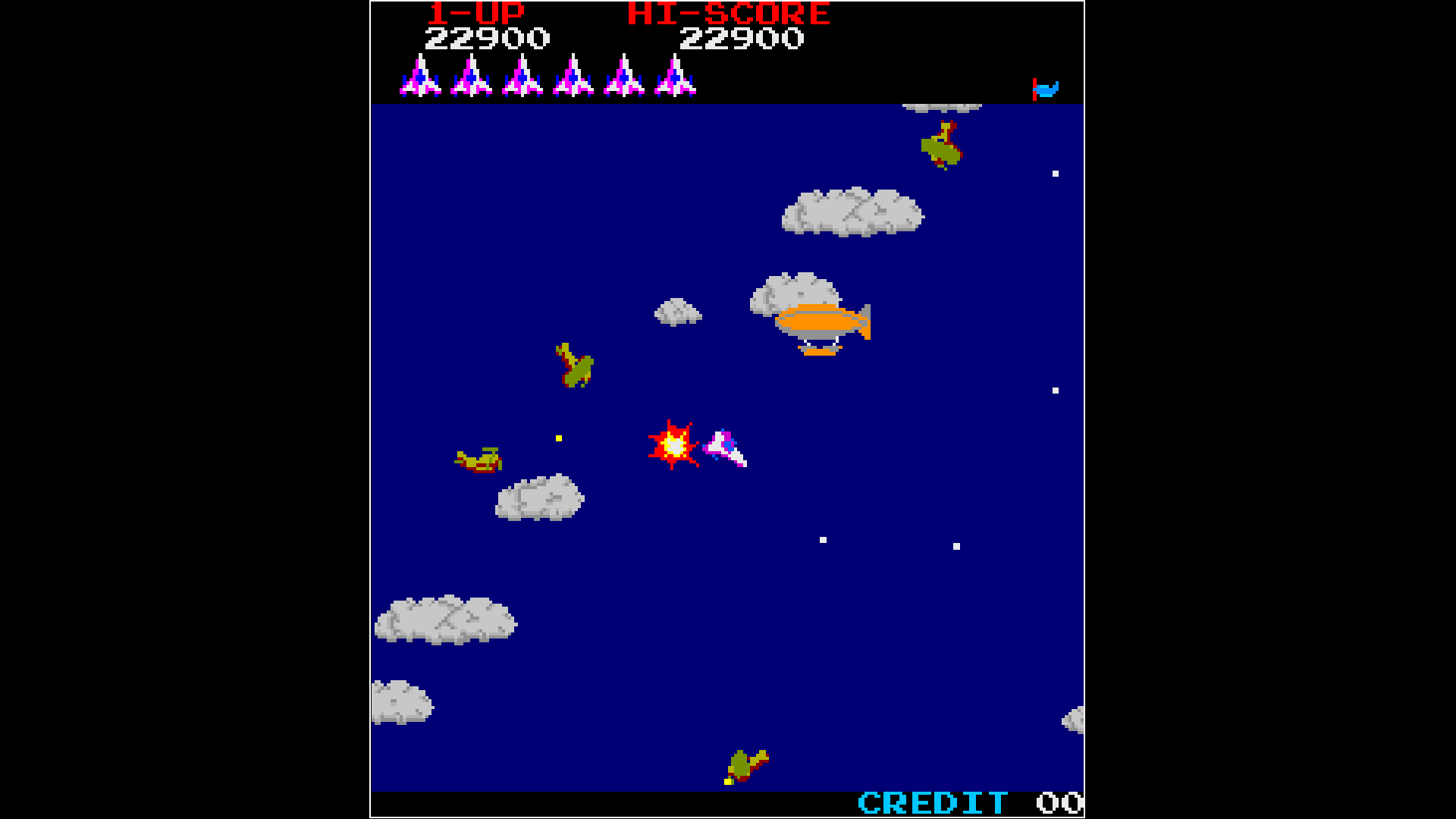 Скриншот из игры Time Pilot - 12