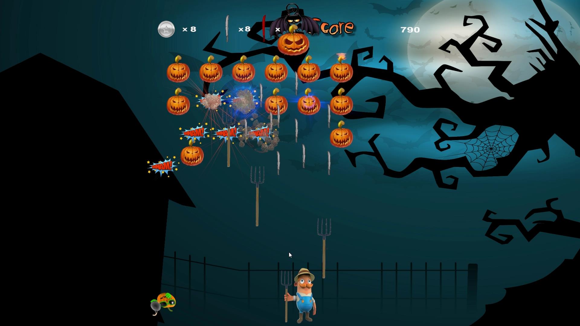 Скриншот из игры Petes Pumpkin Apocalypse - 2