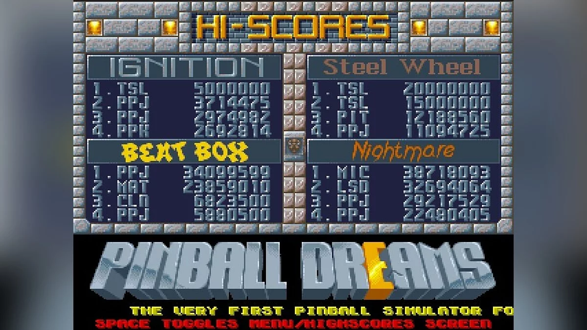 Скриншот из игры Pinball Dreams - 14