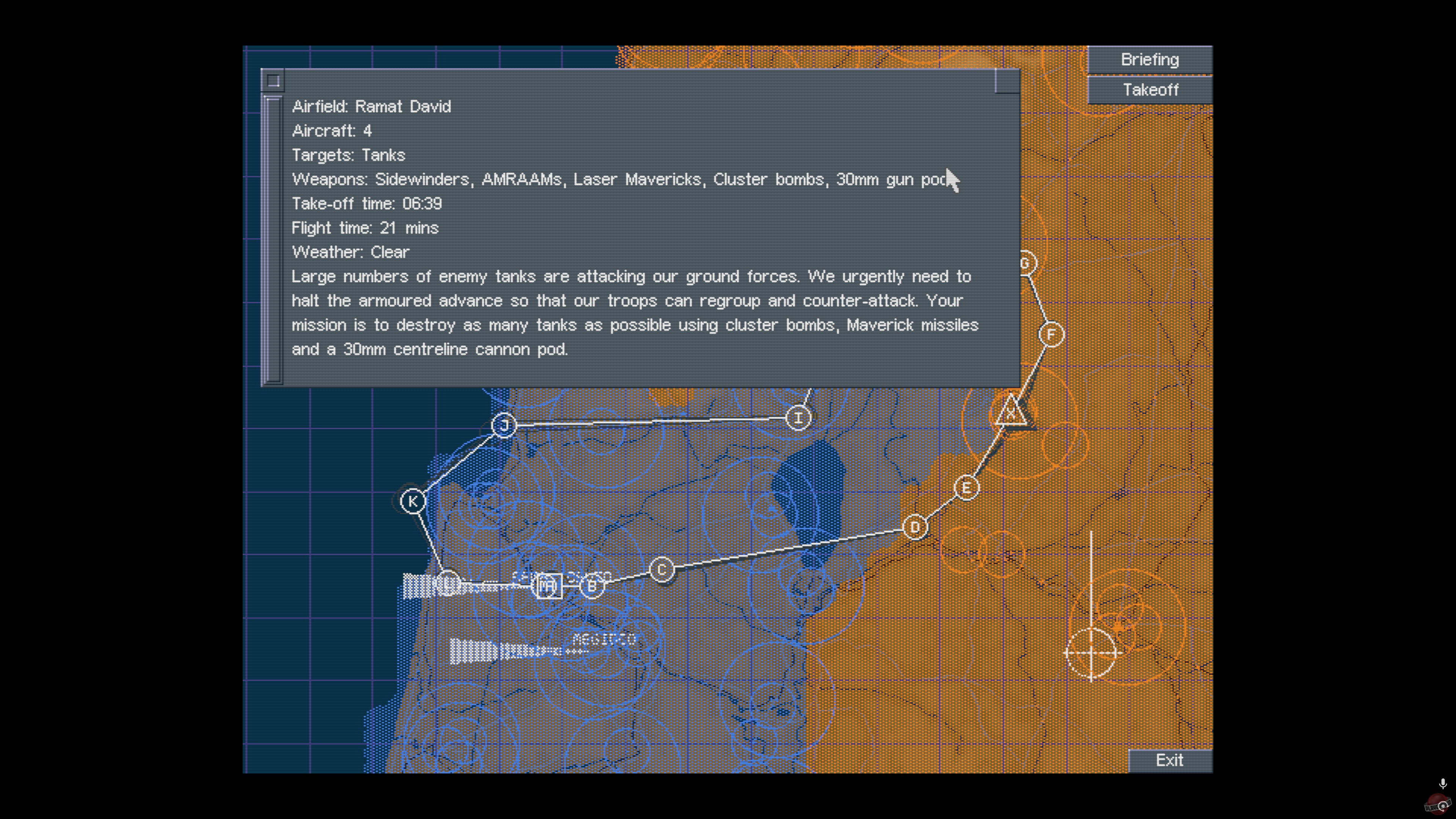 Скриншот из игры iF-16 Fighting Falcon - 10