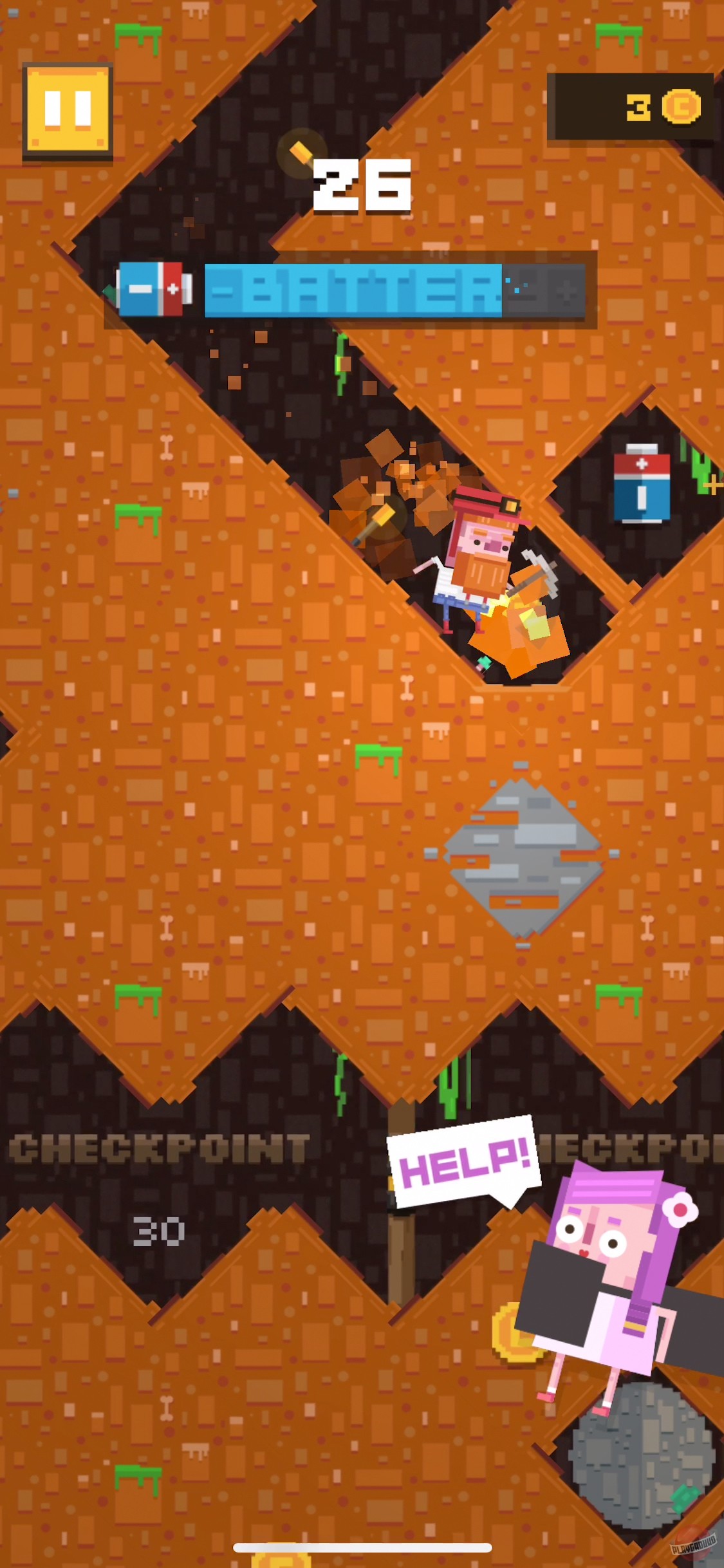 Скриншот из игры Diggerman - 14