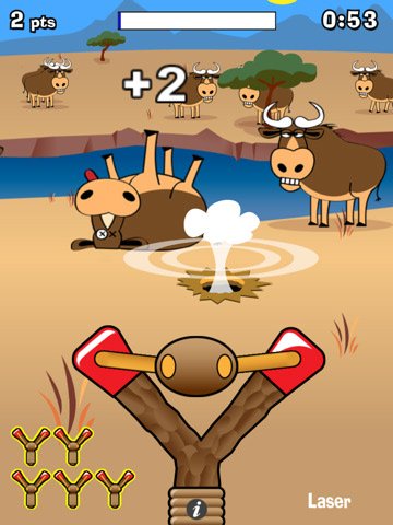 Скриншот из игры Slingshot Safari - 1