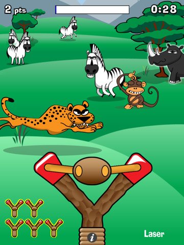 Скриншот из игры Slingshot Safari - 2