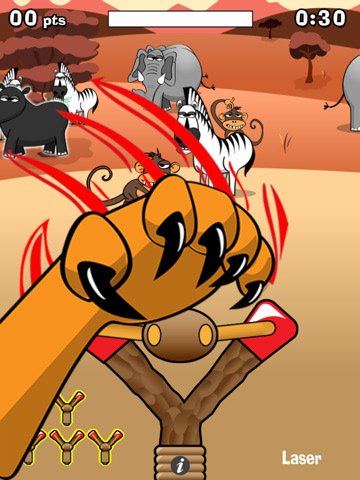 Скриншот из игры Slingshot Safari - 3