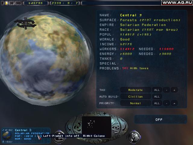 Скриншот из игры Imperium Galactica II: Alliances - 49