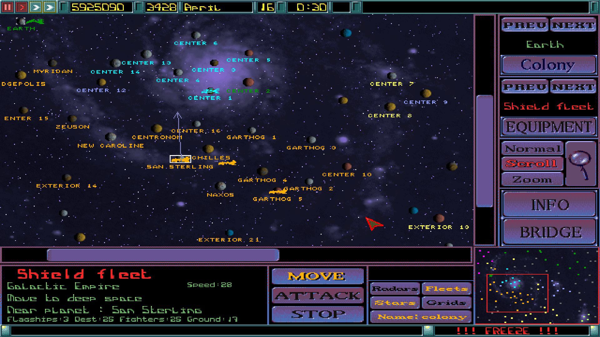 Скриншот из игры Imperium Galactica - 21