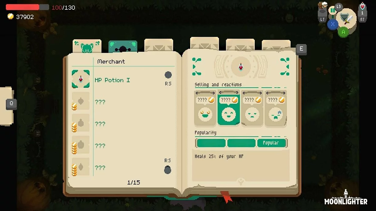 Скриншот из игры Moonlighter - 33