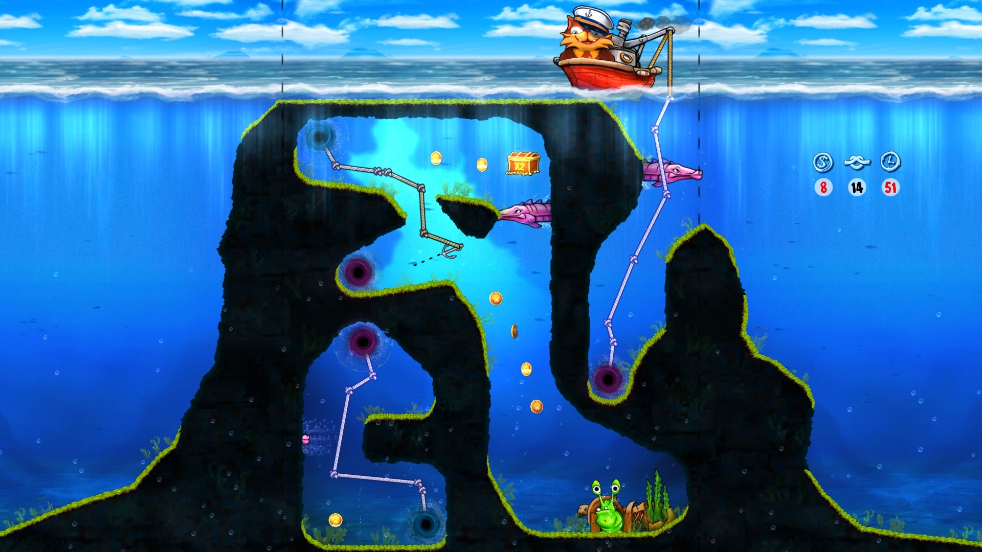 Скриншот из игры Captain Cat - 14