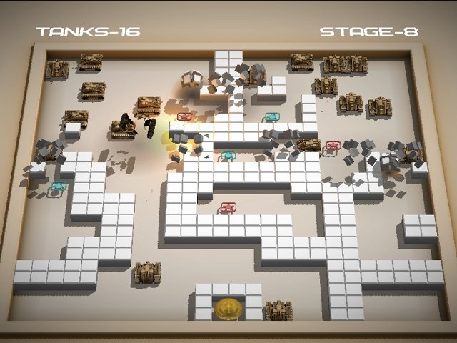 Скриншот из игры Small Tanks - 2