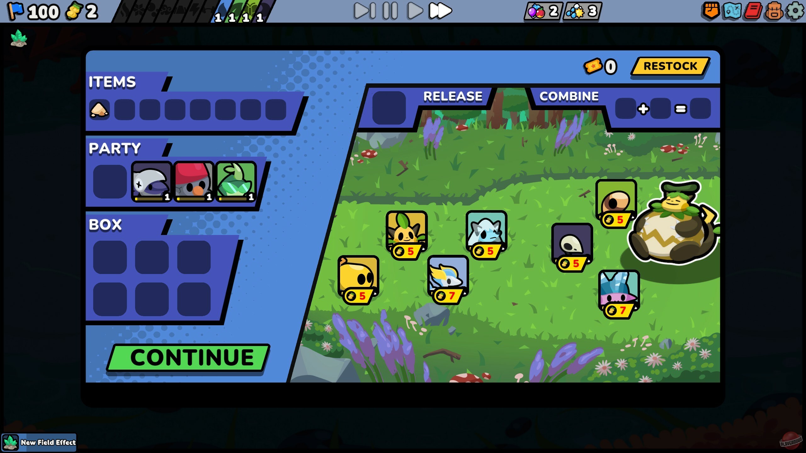 Скриншот из игры Kadomon: Hyper Auto Battlers - 8