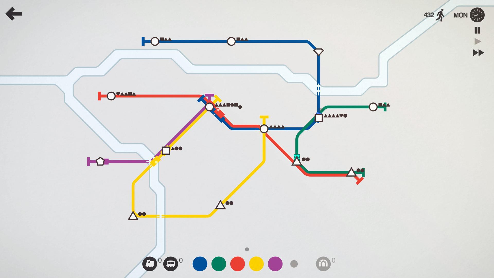 Скриншот из игры Mini Metro - 51