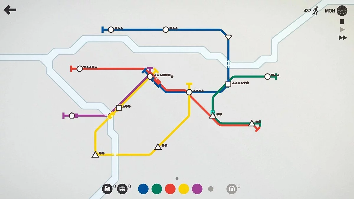 Скриншот из игры Mini Metro - 27