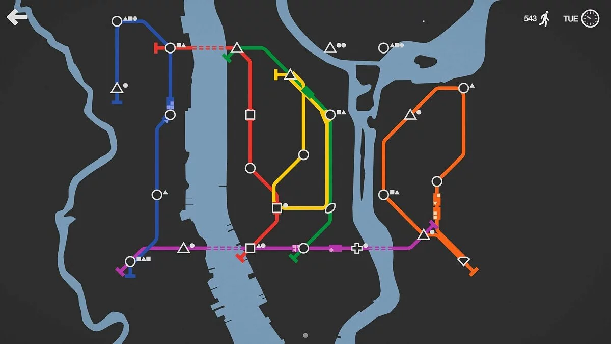 Скриншот из игры Mini Metro - 44